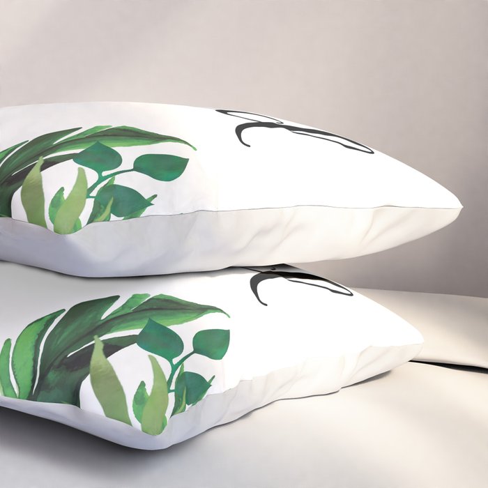 Get Naked, Meme, Tropical, Fun Bathroom Art Pillow Sham Gallery Image 3