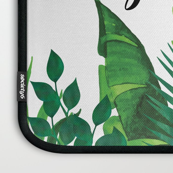 Get Naked, Meme, Tropical, Fun Bathroom Art Laptop Sleeve Gallery Image 3