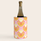 Happy White Dahlias - Pattern Wine Chiller Gallery Image 3