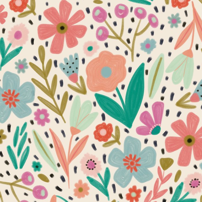 Spring Flower - Modern Floral Coffee Mug Gallery Image 2
