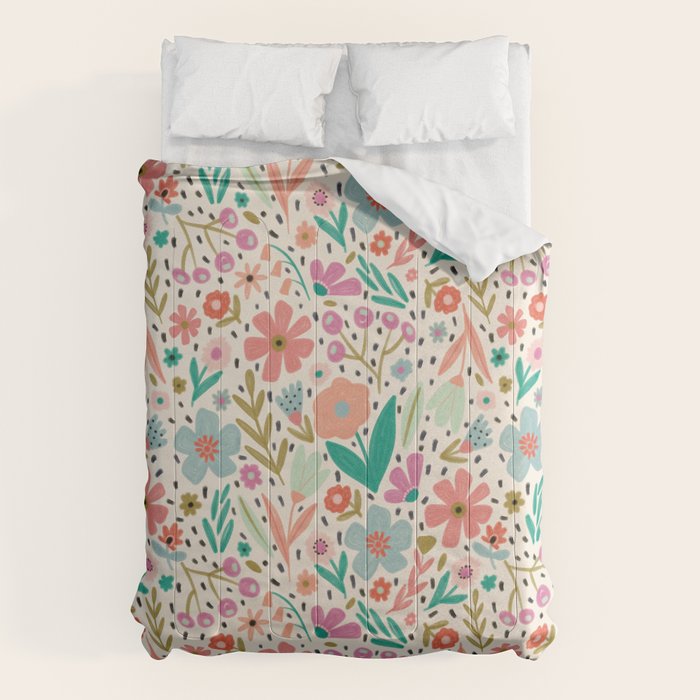 Spring Flower - Modern Floral Comforter Gallery Image 6