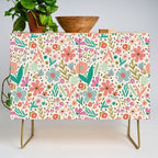 Spring Flower - Modern Floral Credenza Gallery Image 1