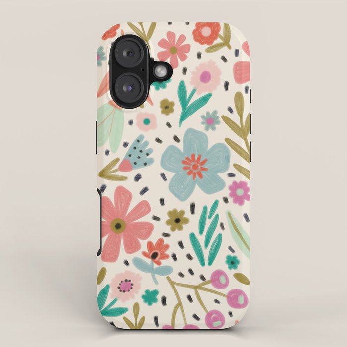 Spring Flower - Modern Floral iPhone Case Gallery Image 1