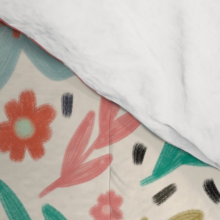 Spring Flower - Modern Floral Comforter Gallery Image 4