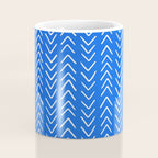 Mudcloth 01: Navy Blue Edition Coffee Mug Gallery Image 4
