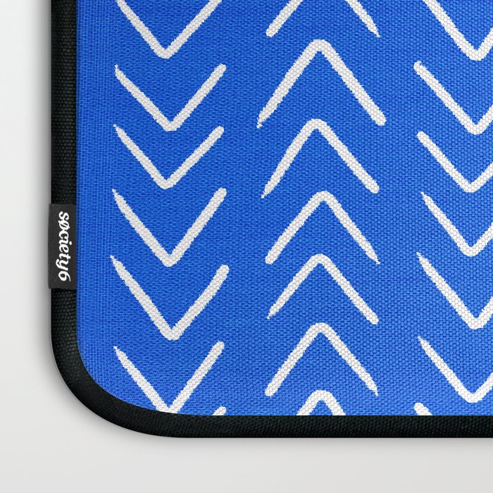 Mudcloth 01: Navy Blue Edition Laptop Sleeve Gallery Image 3