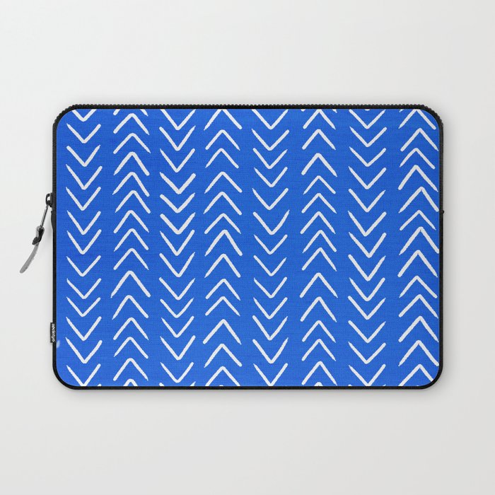 Mudcloth 01: Navy Blue Edition Laptop Sleeve Gallery Image 1