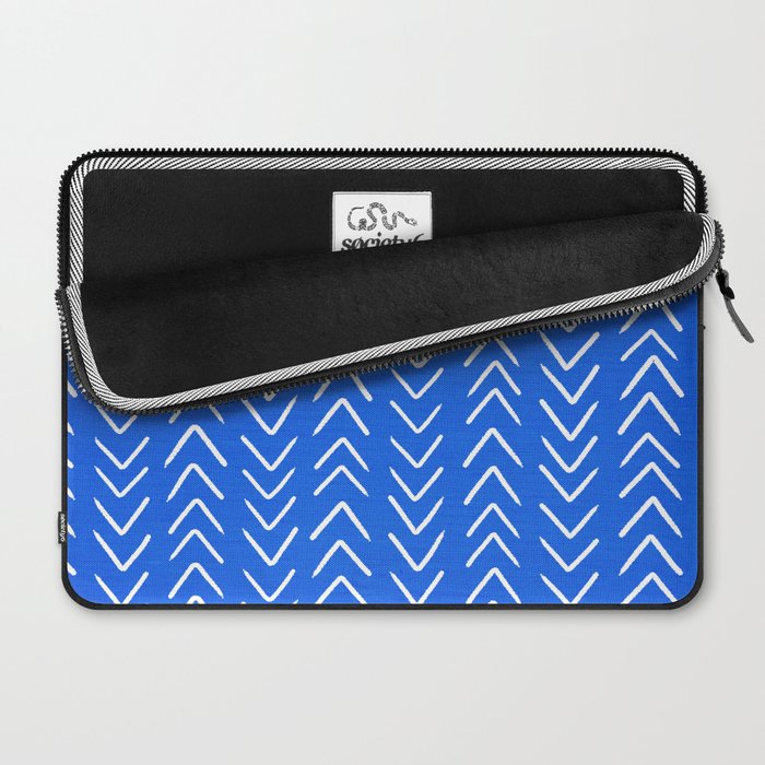 Mudcloth 01: Navy Blue Edition Laptop Sleeve Gallery Image 2