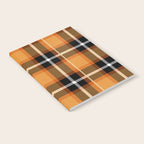 Orange + Black Plaid Notebook Gallery Image 2