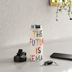 The future is female Water Bottle Gallery Image 5