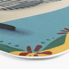 Striped Penguin Bath Mat Gallery Image 3