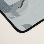 Whimsical Blue Whale Desk Mat Gallery Image 4