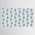 Whimsical Blue Whale Tablecloth Gallery Image 2