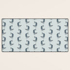Whimsical Blue Whale Desk Mat Gallery Image 3