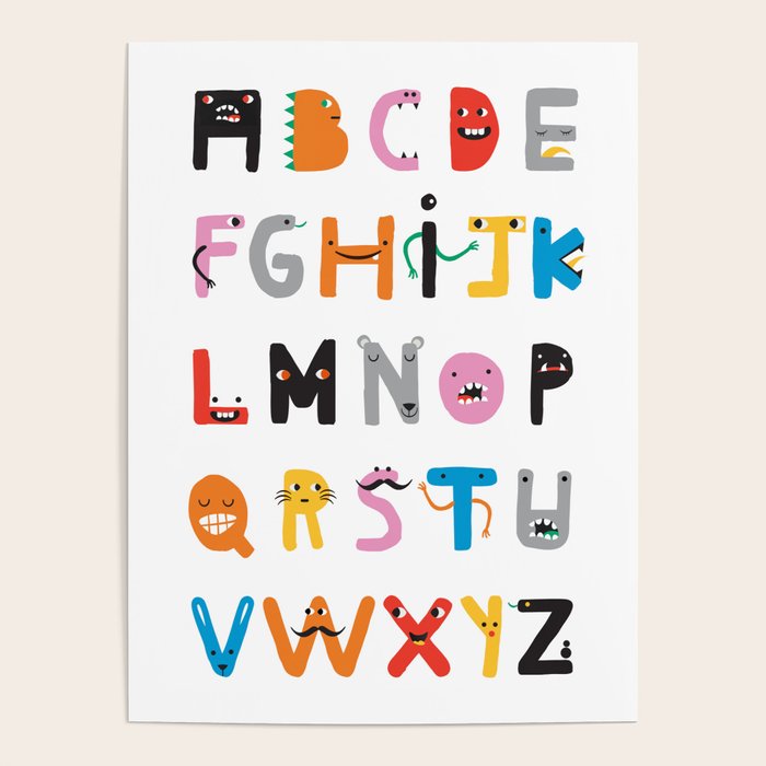 ABC The Monster Alphabet Poster Gallery Image 4