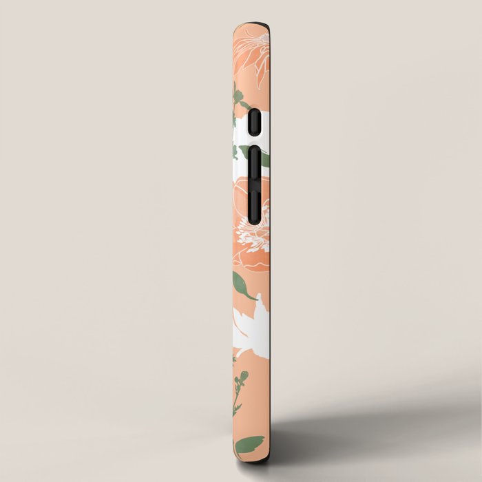 Modern floral blooms PGM7 iPhone Case Gallery Image 2
