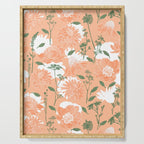 Modern floral blooms PGM7 Serving Tray Gallery Image 1