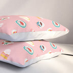 Vintage sweet dessert tea food art pattern Pillow Sham Gallery Image 3