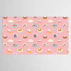 Vintage sweet dessert tea food art pattern Tablecloth Gallery Image 2