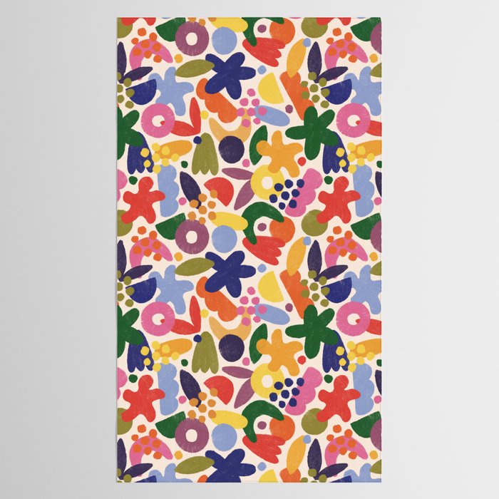 Bright Abstract Pattern #1 Tablecloth Gallery Image 2