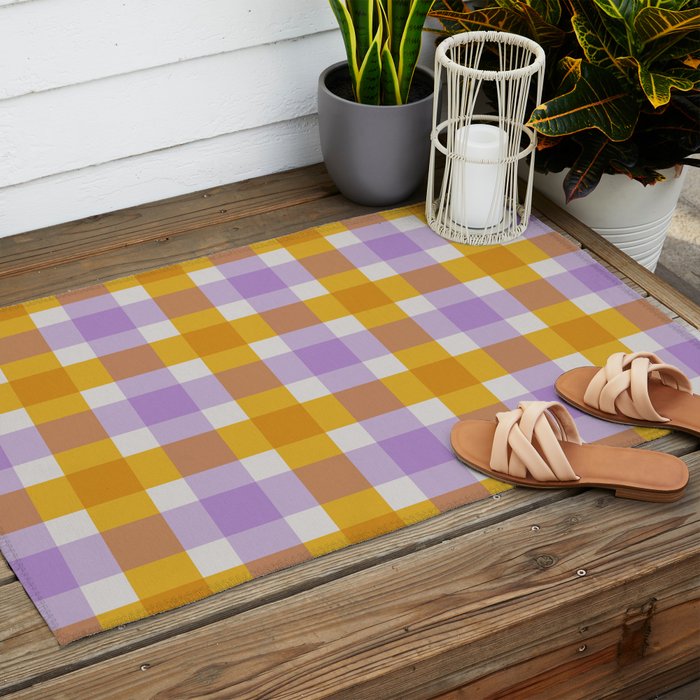 Soothing Geometric Blocks PY Outdoor Rug Gallery Image 2