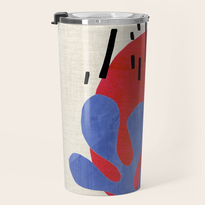 Blue Leaf Willow Travel Mug Gallery Image 3