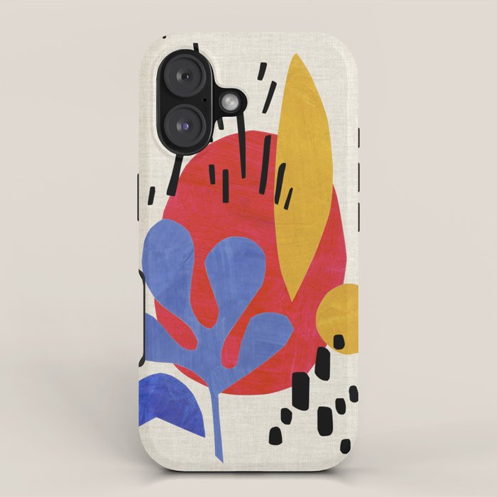 Blue Leaf Willow iPhone Case Gallery Image 1