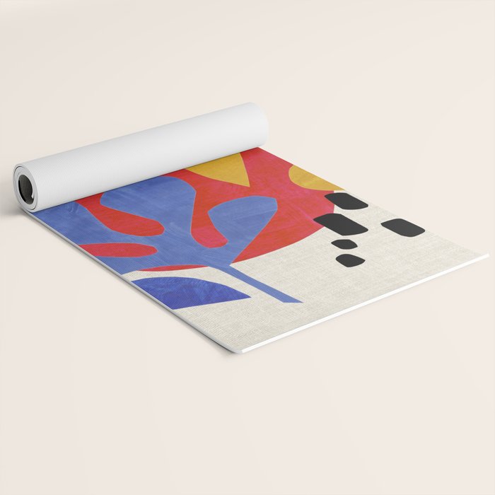 Blue Leaf Willow Yoga Mat Gallery Image 2