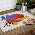 Blue Leaf Willow Outdoor Rug Gallery Image 2