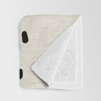 Blue Leaf Willow Throw Blanket Gallery Image 3