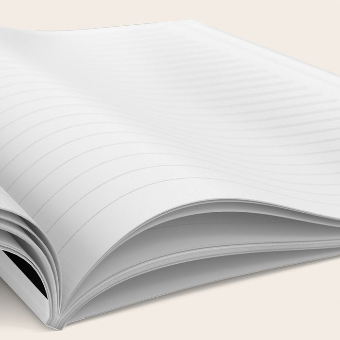 Bold Black And White Simple Stripes Elegant Minimalistic Style Notebook Gallery Image 2