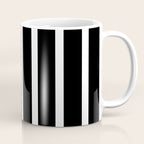 Bold Black And White Simple Stripes Elegant Minimalistic Style Coffee Mug Gallery Image 1