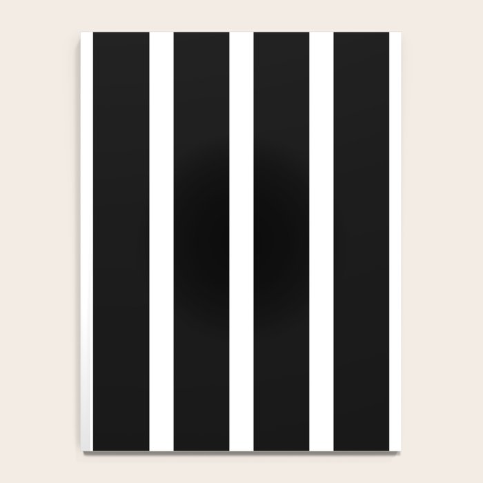 Bold Black And White Simple Stripes Elegant Minimalistic Style Notebook Gallery Image 4