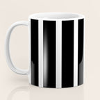 Bold Black And White Simple Stripes Elegant Minimalistic Style Coffee Mug Gallery Image 3