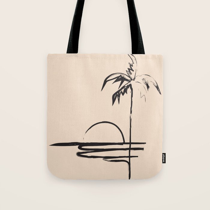 Abstract Landscape Tote Bag Gallery Image 1