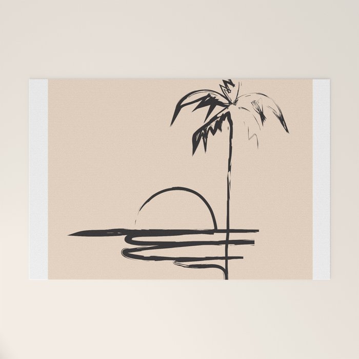 Abstract Landscape Welcome Mat Gallery Image 1