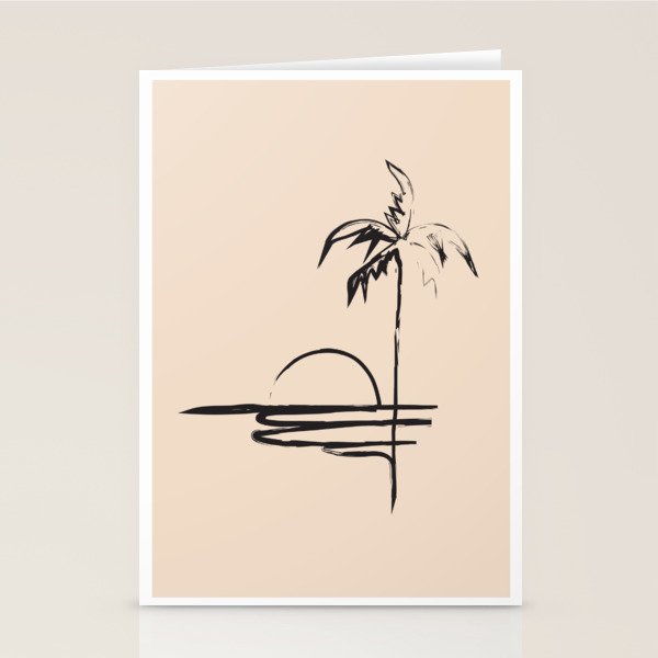 Abstract Landscape Stationery Card Gallery Image 1