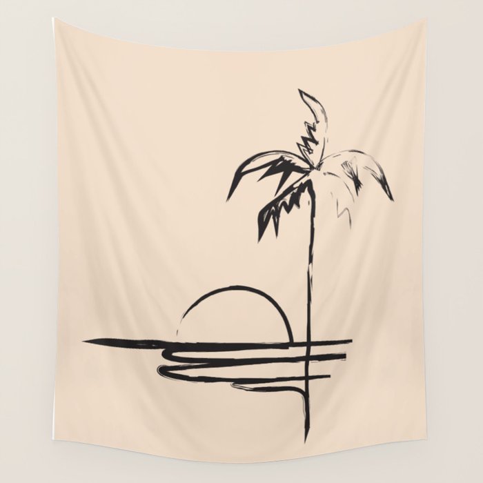 Abstract Landscape Wall Tapestry Gallery Image 4