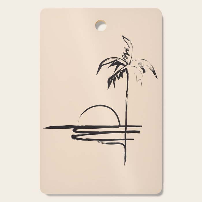 Abstract Landscape Cutting Board Gallery Image 1