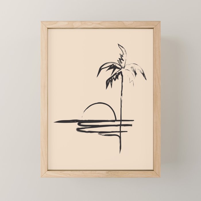 Abstract Landscape Mini Art Print Gallery Image 1