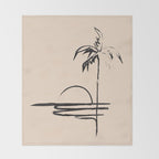 Abstract Landscape Throw Blanket Gallery Image 2