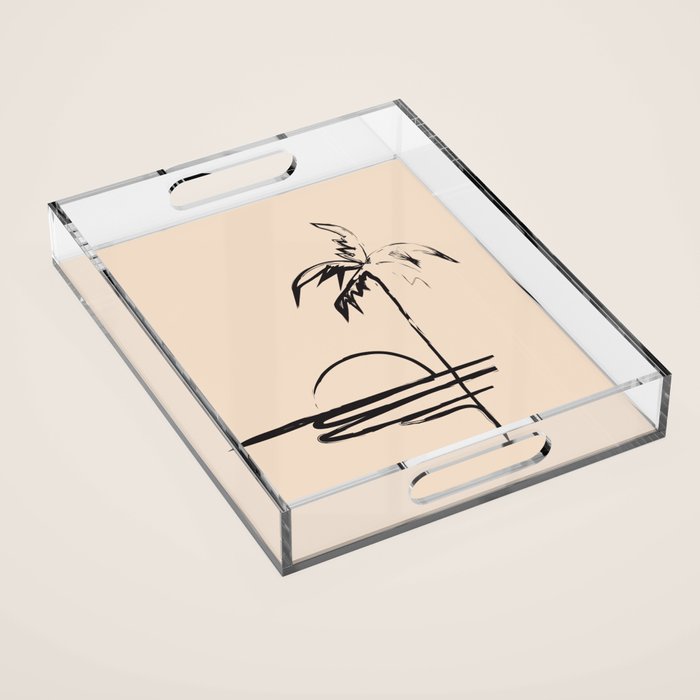 Abstract Landscape Acrylic Tray Gallery Image 1