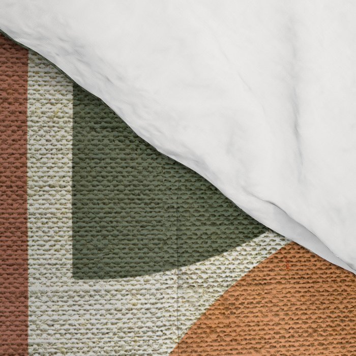 Mid-Century Canvas Geo Pattern Comforter Gallery Image 4