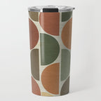 Mid-Century Canvas Geo Pattern Travel Mug Gallery Image 1