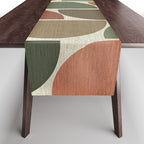 Mid-Century Canvas Geo Pattern Table Runner Gallery Image 1