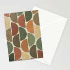 Mid-Century Canvas Geo Pattern Stationery Card Gallery Image 2