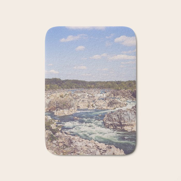 Great Falls Potomac River II Bath Mat Gallery Image 1