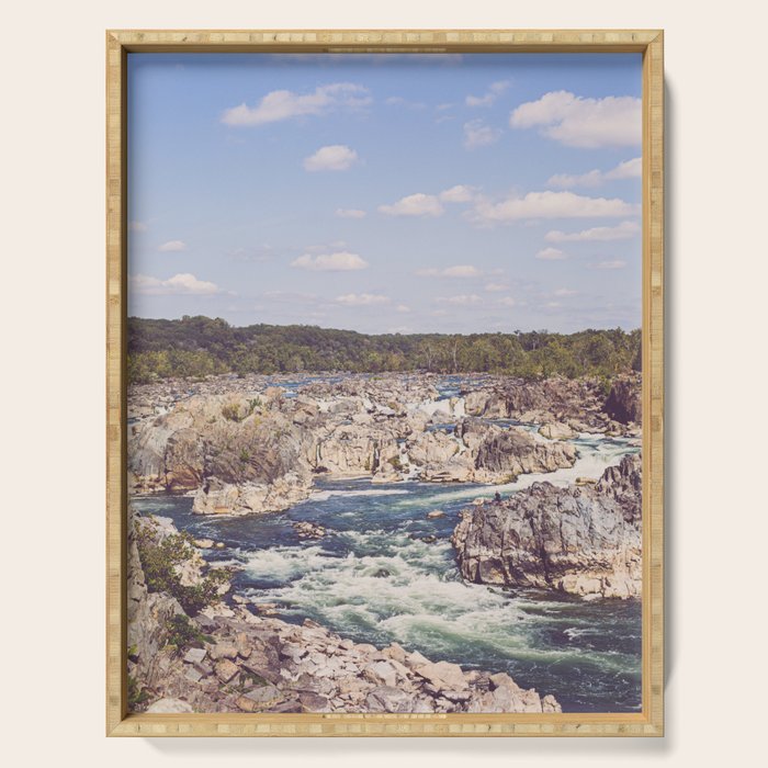 Great Falls Potomac River II Serving Tray Gallery Image 1