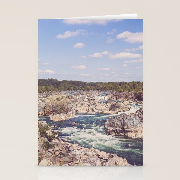 Great Falls Potomac River II Stationery Card Gallery Image 1