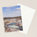Great Falls Potomac River II Stationery Card Gallery Image 2